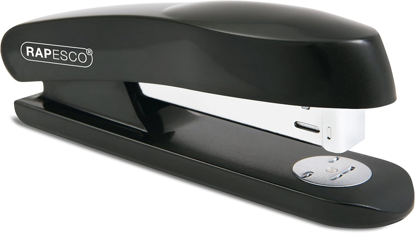 Rapesco R80260B1 Skippa Full Strip Stapler, 20 Sheet Capacity, Black