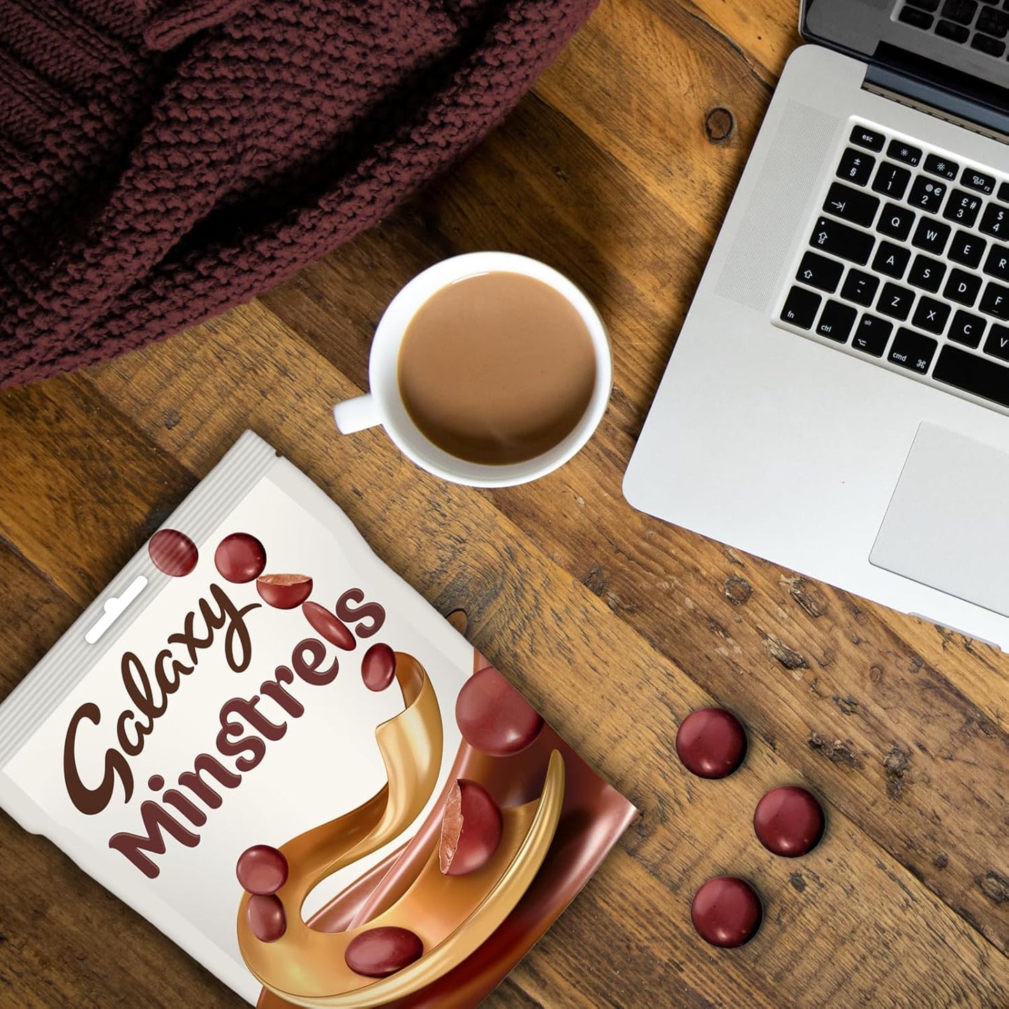 Galaxy Minstrels Chocolate Bag, Movie Night Snacks & Chocolate Gifts, 2x125g