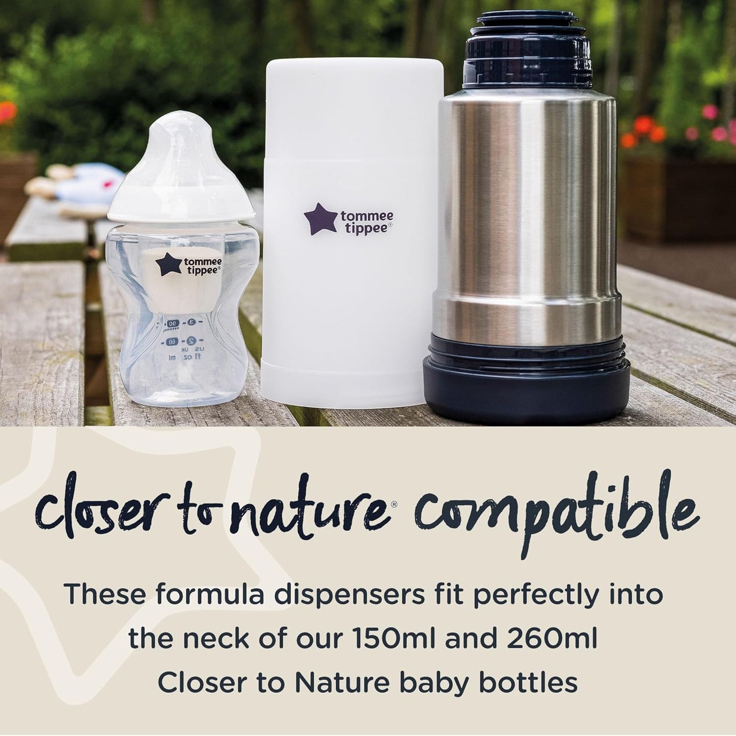 Tommee Tippee Milk Powder Dispensers, 6 Pack