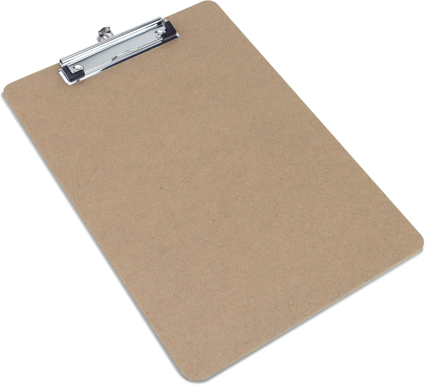 Rapesco 1601 Business Pack: 12 Standard Hardboard Clipboards, A4, Brown