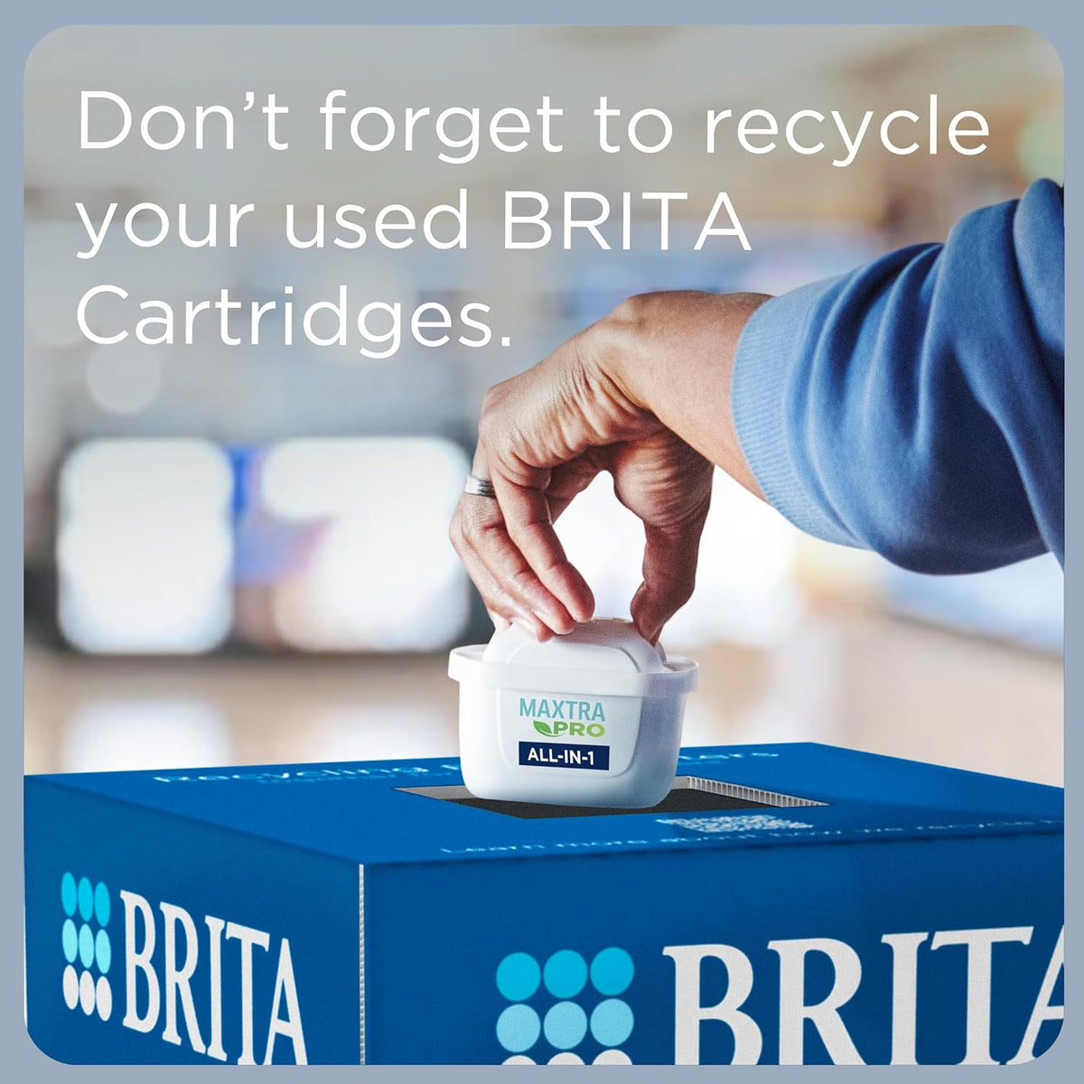 BRITA MAXTRA PRO All-in-1 Water Filter Cartridge (Now Pure Performance) - 6 Pack - Original BRITA Refill reducing impurities, Chlorine, PFAS, pesticides and limescale for tap Water with Better Taste