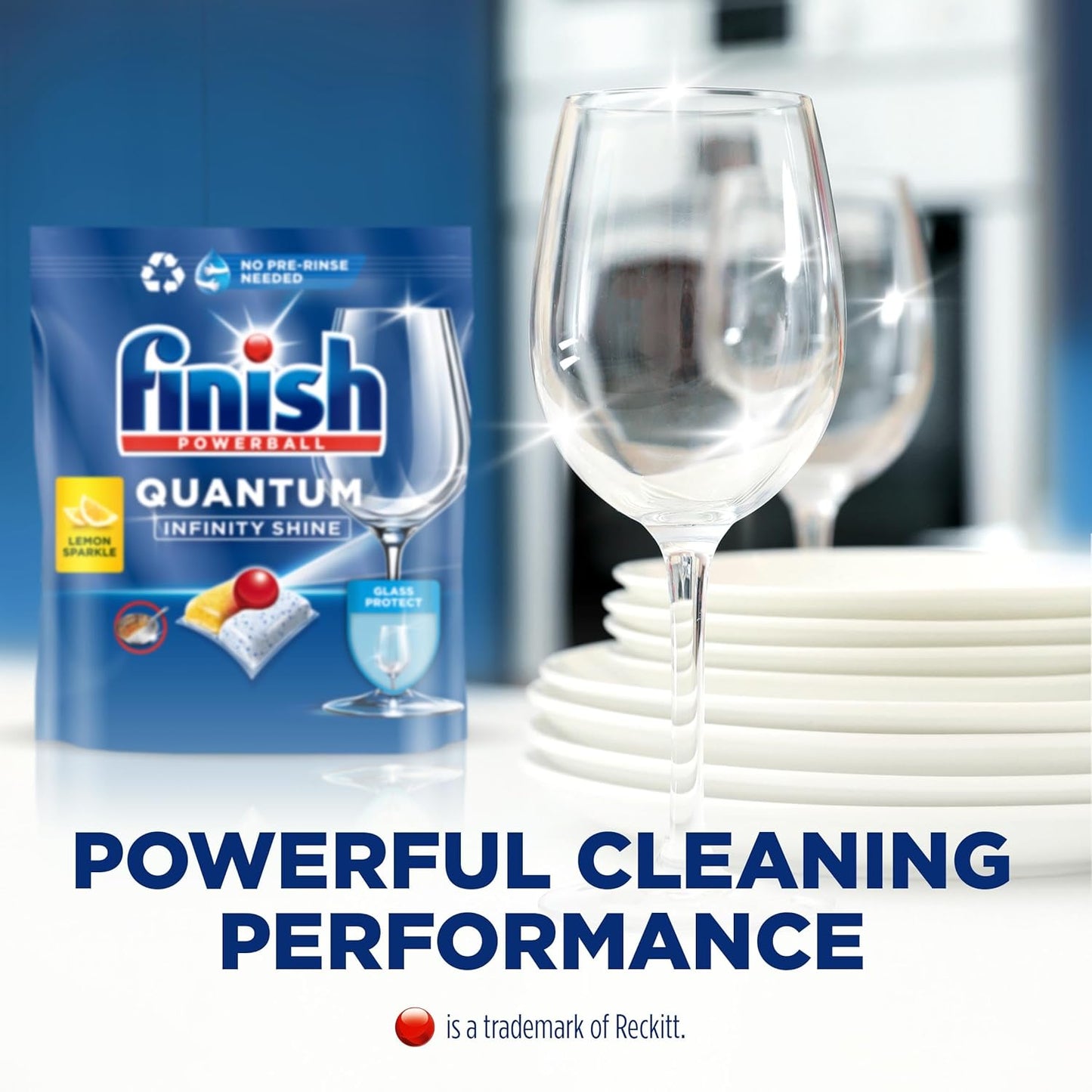 Finish Quantum Infinity Shine Dishwasher Tablets Bulk | Scent : REGULAR | Size : 83 Dishwasher Tabs | For Sparkling Clean,Packaging may vary