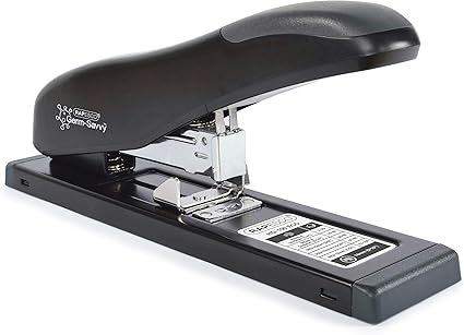 Rapesco 1276 ECO HD-100 Heavy Duty Stapler, 100 Sheet Capacity, Black