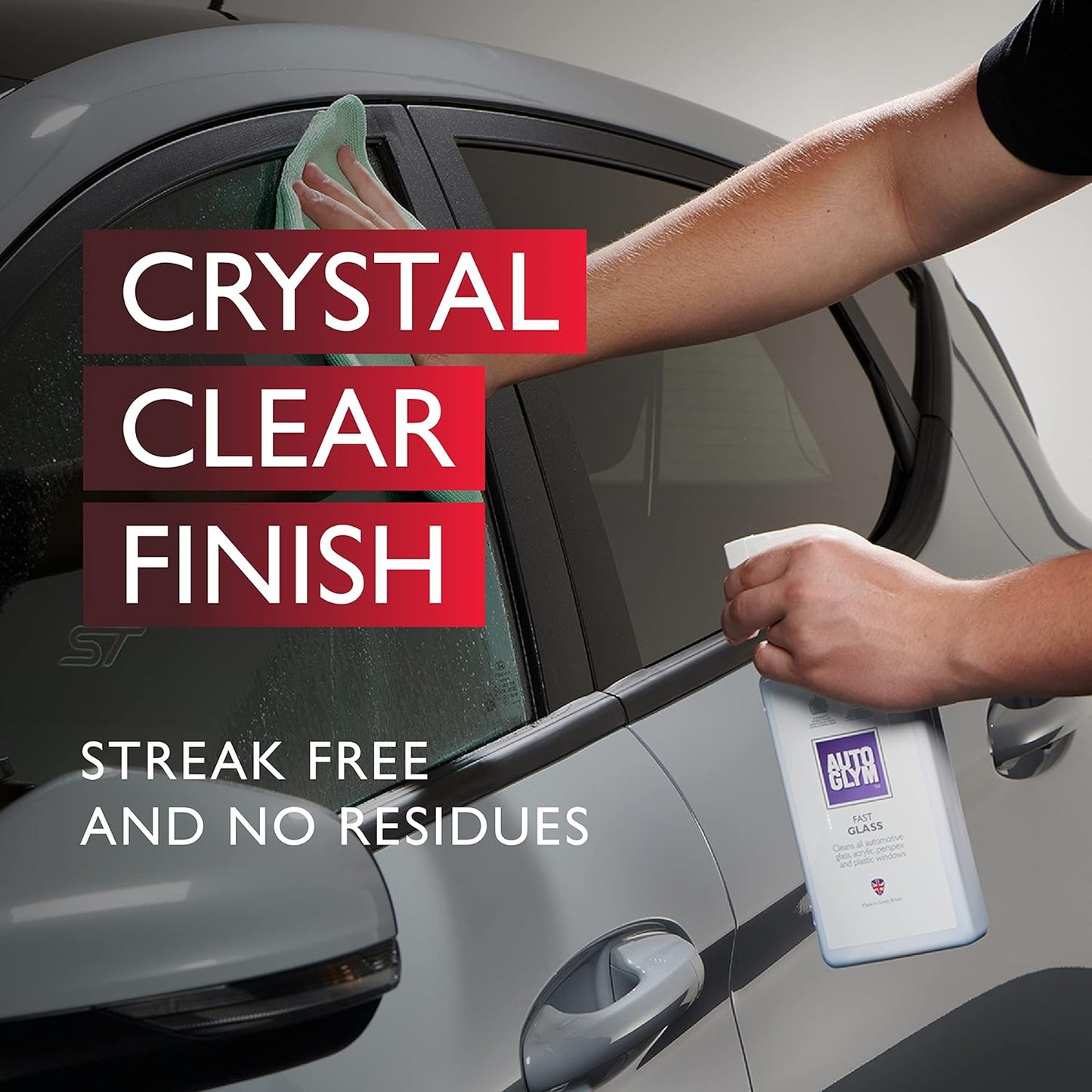 Autoglym Fast Glass, 500ml - Car Window Cleaner for Windscreen, Windshield, Window Cleaning, Mirrors and More