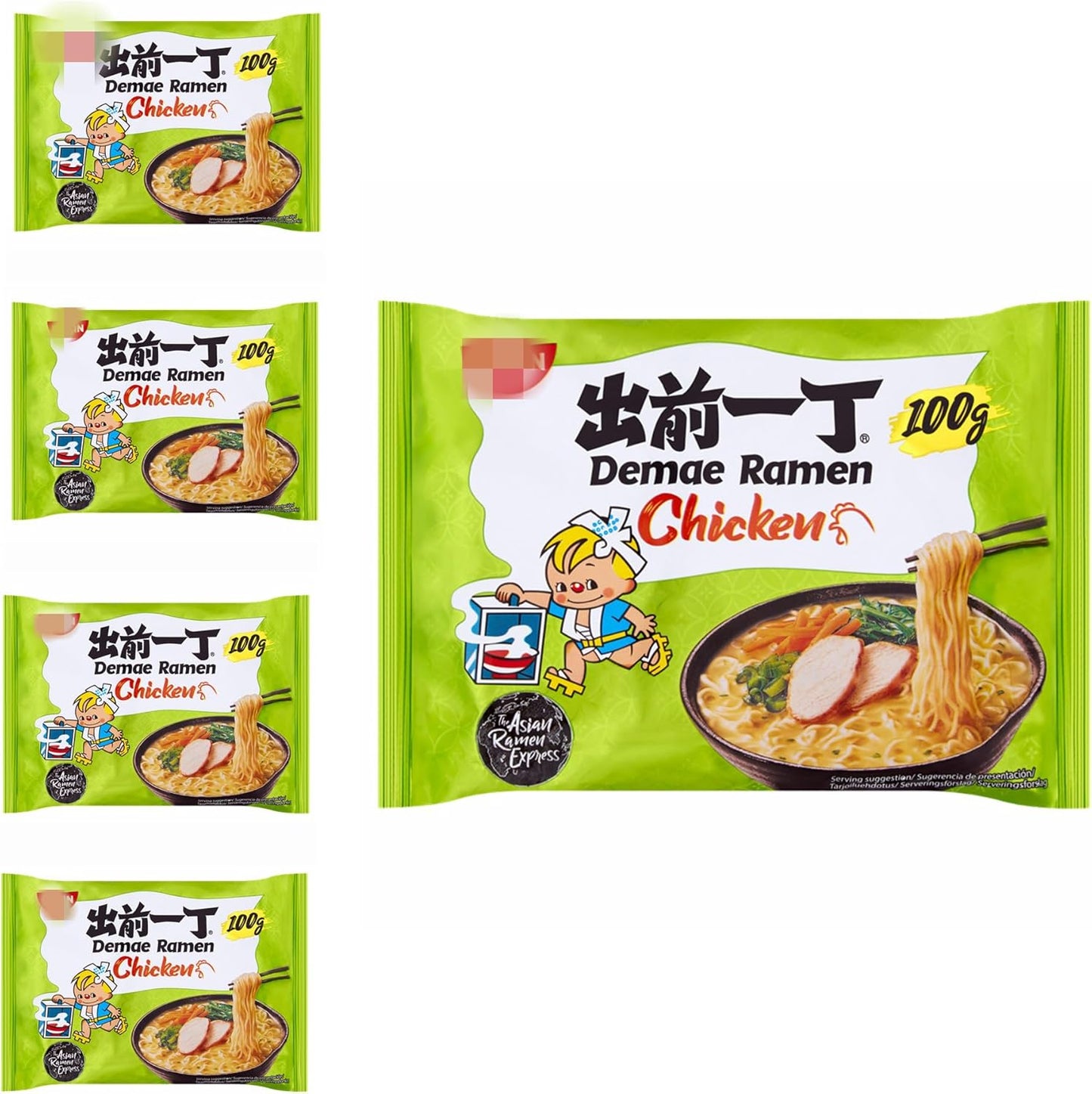 Nissin Instant Noodle Chicken Flavour 100g x 5 Packs