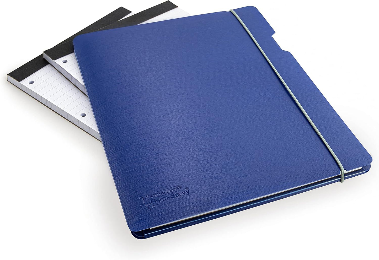 Rapesco 1685 Conference Portfolio Folder and 3 x Refill Pads with 160 Sheets, A4, Blue
