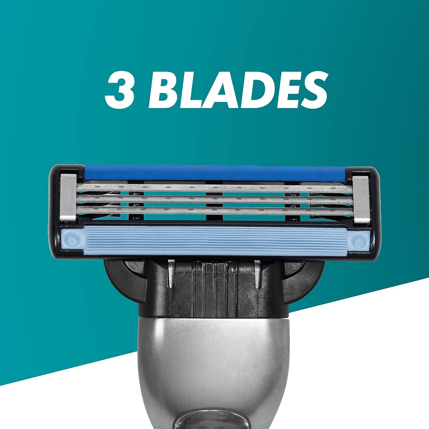 Gillette Mach3 Razor Blades Men, Gillette Razors For Men Mach 3, Pack of 12 Razor Blade Refills, Stronger Than Steel Blades, Enhanced Lubrastrip, Safety Razors For Men, Disposable Razors For Men