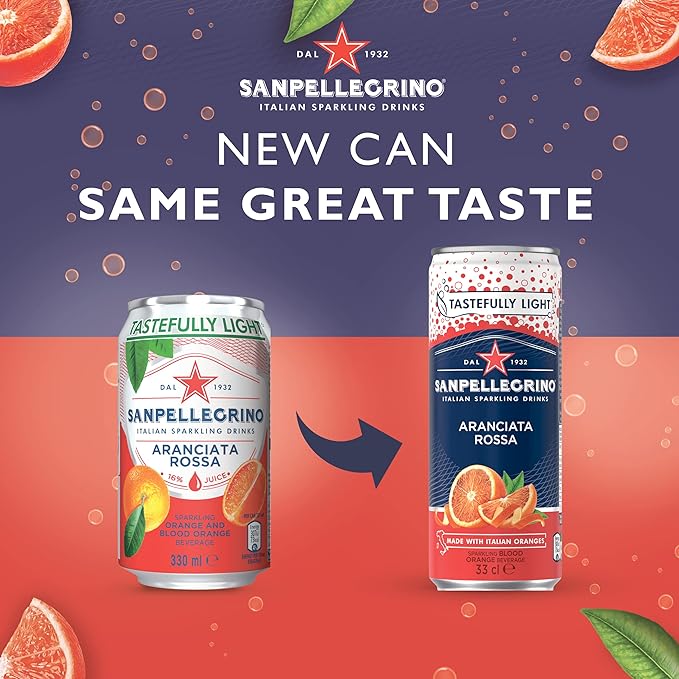 San Pellegrino Italian Sparkling Pomegranate & Orange | 12 x 330ml