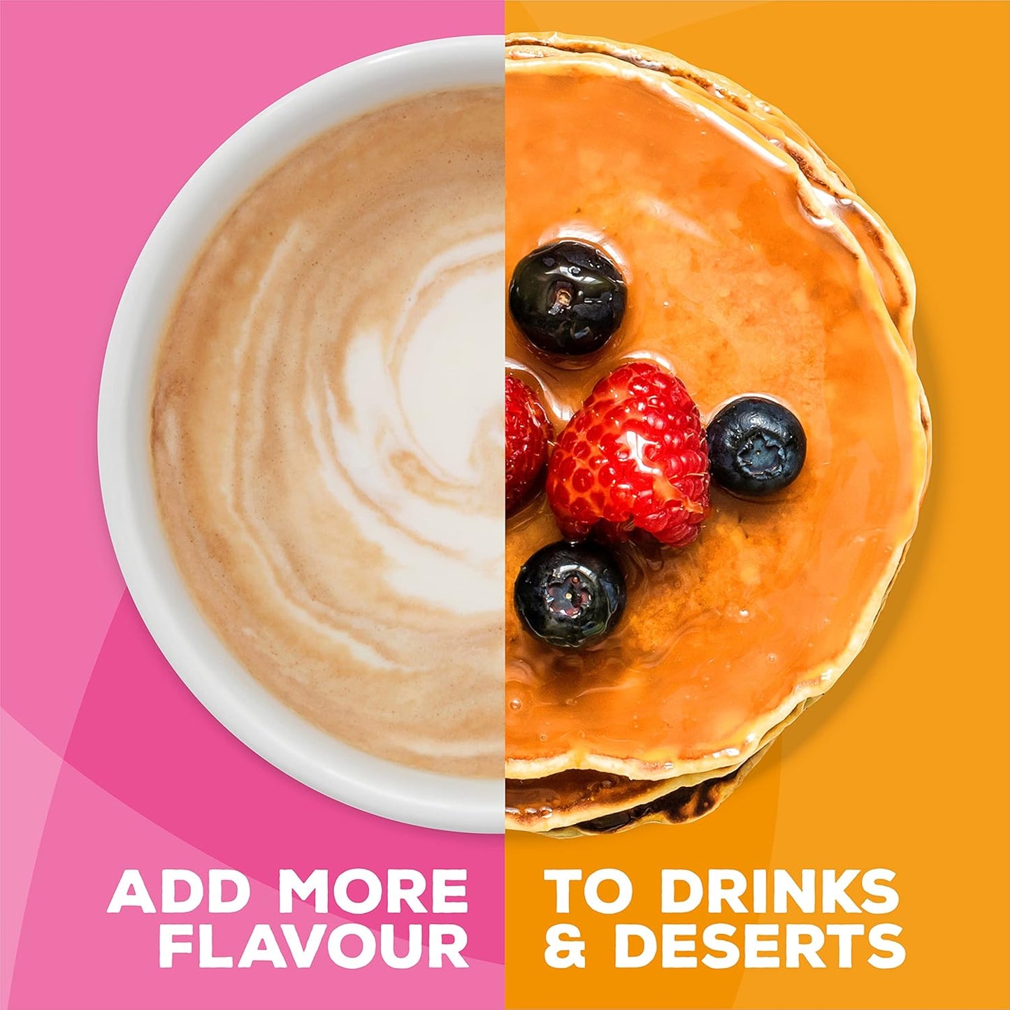 Simply Sugar Free Caramel Syrup, Low Calorie, Vegan & Nut Free Flavoured Syrup for Coffee, Cocktails & Baking (1 Litre)