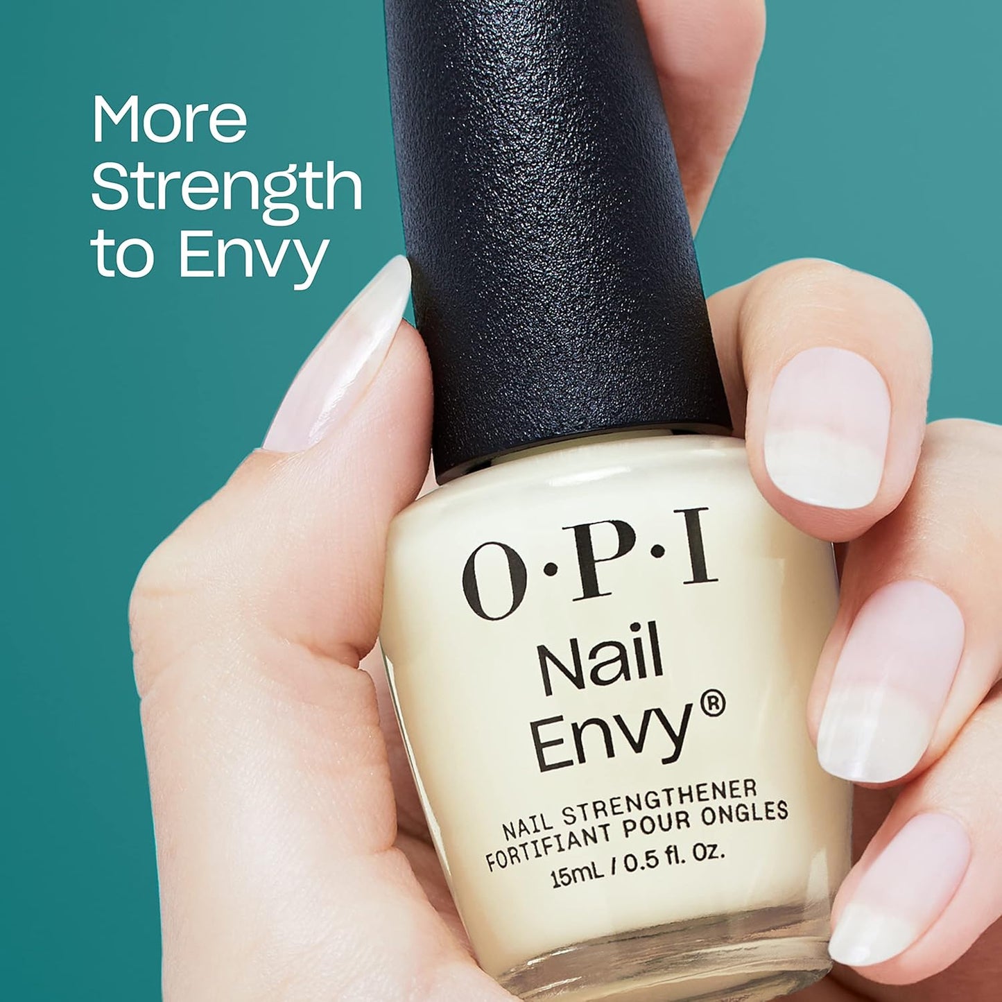OPI Nail Envy Nail Polish | Nail Strengthener Treatment for Strong Natural Nails | Vegan Nail Repair and Strength for Damaged Nails I OPI Nail Polish, 15ml