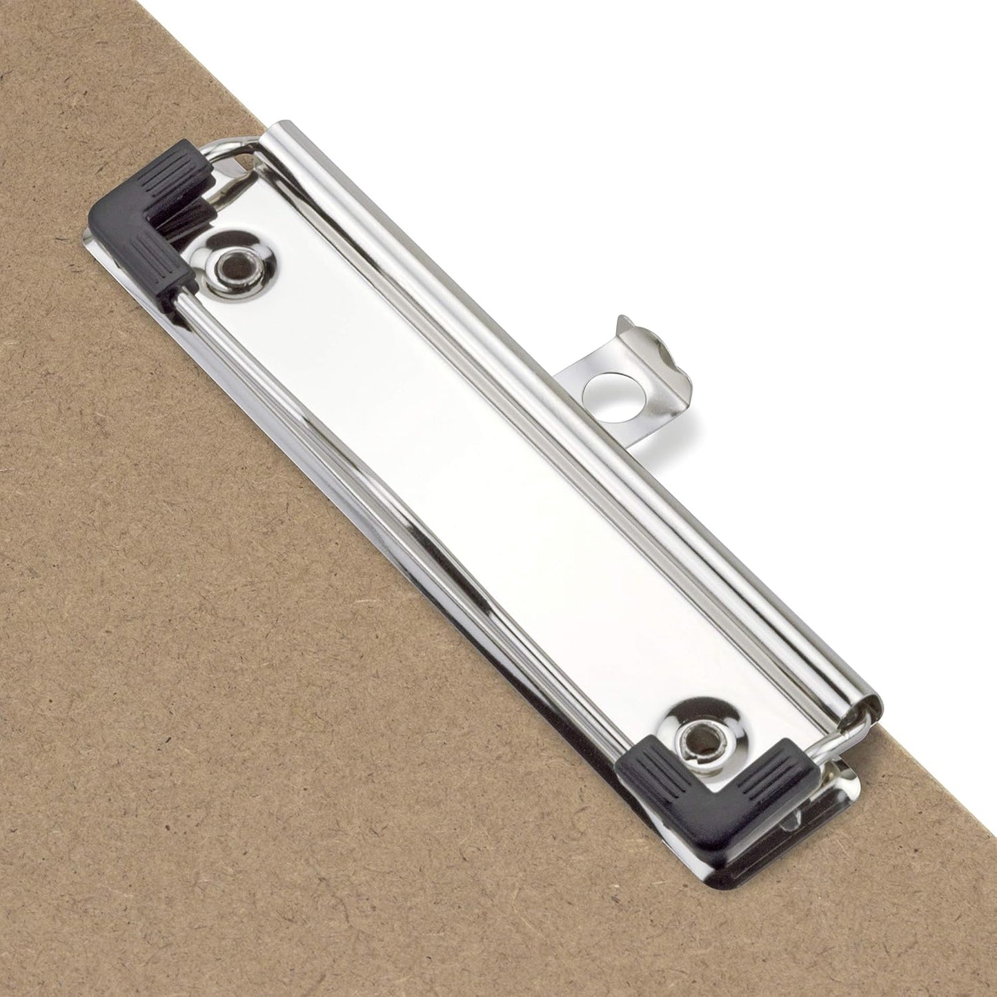 Rapesco 1608 Business Pack: 12 Standard Hardboard Clipboards, A5, Brown