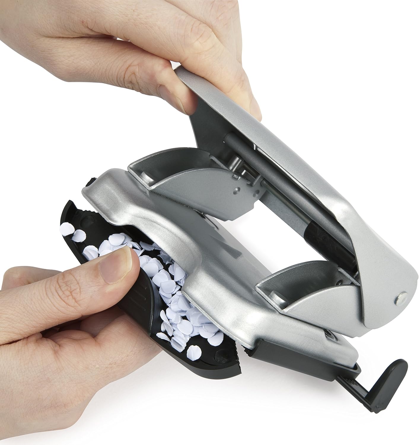Rapesco 1029 825 2-Hole Metal Punch, 25 sheet Capacity, Silver