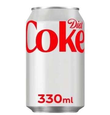 Diet Coke Can Cola, Tray | 24 x 300ml