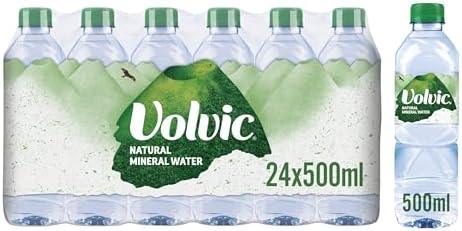 Volvic Still Mineral Water, 500 ml (Pack of 24)