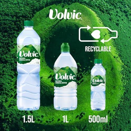 Volvic Still Mineral Water, 500 ml (Pack of 24)