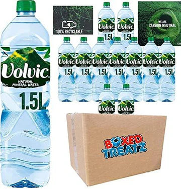 Volvic Natural Mineral Water 12x1.5L Mineral Water